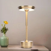 CATA CT-8438 Toronto Gold Şarjlı Masa Lambası DEKORATİF SERİ TIRTIKLI MODEL - 1
