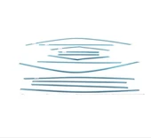 AUTOGP Peugeot 2008 cam çerçevesi kenar çıtası krom tamtur 2020+ 12 parça - 2