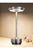 CATA CT-8438 Toronto GÜMÜŞ Şarjlı Masa Lambası DEKORATİF SERİ TIRTIKLI MODEL - 1