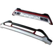 AUTOGP Hyundai kona ön arka tampon koruması difüzör 2018+ - 1