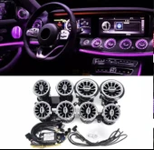 AUTOGP Mercedes w213 airwent havalandırma menfez seti ledli ambiyans 2016+ 64 renk ön arka - 1