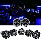 AUTOGP Mercedes w177 airwent havalandırma menfez seti ledli ambiyans 2018+ 64 renk ön arka - 3