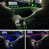 AUTOGP Mercedes w213 airwent havalandırma menfez seti ledli ambiyans 2016+ 64 renk ön arka - 3