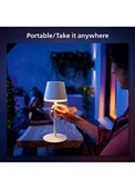 Philips Hue GO Belle Beyaz Taşınabilir Masa Lambası - 3