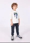 Mayoral Krem Çocuk Tshirt - 3