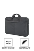 Case Club 2117 Büyük Boy 17,3 Inç Laptop Evrak Çantası Darbe Emici Koruma Su Geçirmez Kumaş - 1
