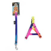 DogLife Gökkuşağı Göğüs Tasması Ve Gezdirmesi 2 cm - 1