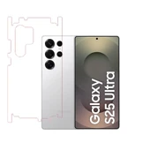Samsung Galaxy S25 Ultra ile Uyumlu PARLAK TPU Arka Kaplama 360 - 1