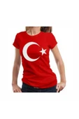 Türk Bayrağı Tişört Türk Bayraklı T-shirt Unisex Bayrak Tişört - 2
