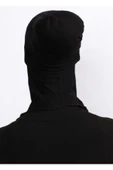 Kadın Tesettür Siyah Boyunluklu Bone - 3