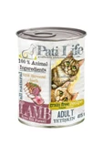 24'lü Patilife 415 gr Yetişkin ( Kuzu Etli ) Mama 24 Adet Yaş Konserve Kedi Maması - 1