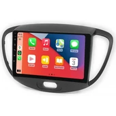 MAYGO  Hyundai İ10 2008-2012 4GB RAM 64GB Hafıza Kablosuz Carplay Android Auto Destekli Multimedya Navigasyonlu Teyp thumbnail 2