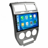 MAYGO  Jeep Compass 2007-2009 4GB RAM 64GB Hafıza Kablosuz Carplay Android Auto Destekli Multimedya Navigasyonlu Teyp thumbnail 1