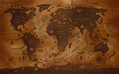 Vintage Ahşap Temalı Dünya Haritası Duvar Kağıdı thumbnail 7