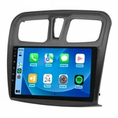 MAYGO  Dacia Logan 2012-2017 4GB Ram 32GB Hafıza Kablosuz Carplay Android Auto Destekli Multimedya Navigasyonlu Teyp - 1