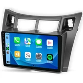MAYGO  Toyota Yaris 2005-2011 8GB RAM 128GB Hafıza Kablosuz Carplay Android Auto Destekli Multimedya Navigasyonlu Teyp - 1