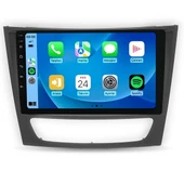 MAYGO  Mercedes Benz E Class CLS Class 2002-2009 6GB RAM 64GB Hafıza Kablosuz Carplay Android Auto Destekli Multimedya Navigasyonlu Teyp thumbnail 1