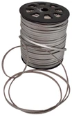 Çanta Aksesuar 4 mm Silver Renk Suni Deri İp 5 Metre - 1