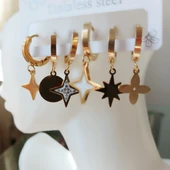 Yıldız Çelik Küpe - 2