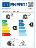 Contınental 205/50R17 93V XL FR Winter Contact TS870 P Oto Kış Lastiği (Üretim Yılı:2025) thumbnail 2