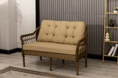 Btk Concept Milas 2'li Bahçe Ve Balkon Takımı Kahverengi 2+1+1 Masalı - 2