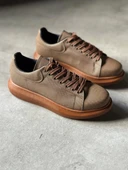 Terzi Bey Yüksek Taban Günlük Ayakkabı Tırtıklı 041 Taba - 4