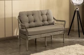 Btk Concept Milas 2'li Bahçe Ve Balkon Takımı Açık Gri 2+1+1 Masalı - 3