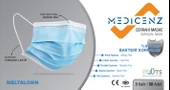 Medicenz Cerrahi Maske Beyaz 3 Katlı 50 adet (ÜTS Kayıtlı) - 1