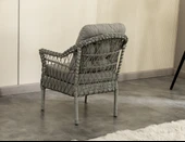 Btk Concept Milas 2'li Bahçe Ve Balkon Takımı Açık Gri 2+1+1 Masalı - 5