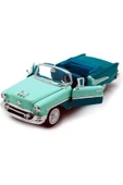 Koleksiyon 1955 Oldsmobile Super 88 Turquoise Green Metal Model Araba - 1