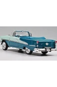 Koleksiyon 1955 Oldsmobile Super 88 Turquoise Green Metal Model Araba - 3