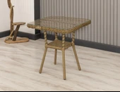 Btk Concept Milas Tekli Bahçe Ve Balkon Takımı Kahverengi 1+1 Masalı İki Kişilik - 5