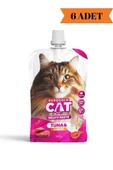 EuroGold Cat Meaty Paste Ton Balığı - Karides Kedi Ödül Maması 100 Gr x 6 Adet - 1