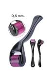 Dermaroller Titanyum Uçlu 540 Iğneli Derma Roller 0.5 Mm Iğne M 0009 Saç Kaş Serum Kullanımına Uygun - 3