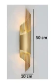 homecraft 1 Adet Modern  Duvar Aplikleri Duvar Aplik Aydınlatma  Led Ampülleri Dahil Duvar Lambası - 3