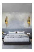 homecraft 1 Adet Modern  Duvar Aplikleri Duvar Aplik Aydınlatma  Led Ampülleri Dahil Duvar Lambası - 1
