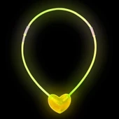 Karanlıkta Yanan Glow Kalp Şekilli Kolye 6 Adet - 5