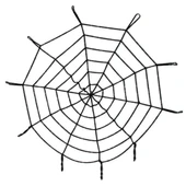 Halloween Cadılar Bayramı Örümcek Ağ Dekor Siyah - 1
