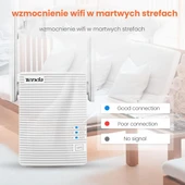 Tenda A18 300 Mbps Wifi Range Extender/Menzil Genişletici 2 Anten - 8