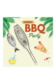 homecraft Metal Balık Izgarası çelik 67x16 Cm BBQ Barbekü mangal keyfi krom renk - 1