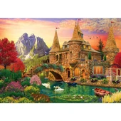 Ks Games Puzzle Village Castle Land 1000 Parça K.20779 7790 - 2