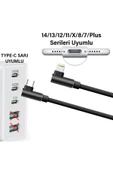 EXENAR  3 Metre Uzun TYPE-C Şarj Kablosu iPhone 14 13 12 11 Uyumlu HIZLI  Şarj (Pro Pro Max Plus Uyumlu) - 2