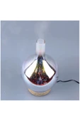 EXENAR  Aroma Terapi Oda Hava Nemlendirici  Renkli Galaxy  3D Cam Buhar Makinesi Çok Renkli Led Işıklı - 8