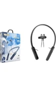 Kablosuz Bluetooth Kulaklık Mikrofon Boyun Askılı Sporcu Stereo Kulaklık 200 Saat Kesintisiz Dinleme - 4