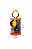 EXENAR  Yüksek Bas ve Tiz Kablosuz Bluetooth Hoparlör LED Işık Android Apple Uyumlu Taşınabilir Mini Speaker - 2