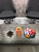 Kırmızı Doğal Ahşap Küp Saksı ve Canlı Kaktüs (Alindi015) - 4