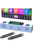 EXENAR  Mini Dj Ses Mikseri Canlı Yayın Ses Kartı Controller Dj Setup Başlangıç Karaoke Çift Mikrofon - 1