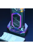 EXENAR  Mekanik Subwoofer Gaming RGB Hoparlör Magnetic Bluetooth Hifi Mega Bass Speaker - 3