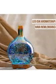 EXENAR  Aroma Terapi Oda Hava Nemlendirici  Renkli Galaxy  3D Cam Buhar Makinesi Çok Renkli Led Işıklı - 1