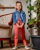 Kız Çocuk Pantolon, Gömlek , Ceketli Takım M00720 thumbnail 2